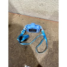 Blue White HD Digital Camera USB 2" LCD Screen MicroSD Card with Case for Kids