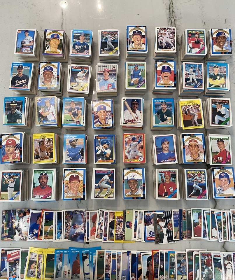 Vintage MLB Baseball Cards Lot Of 1000. 1980s, 1990s, 2000s, Great ...