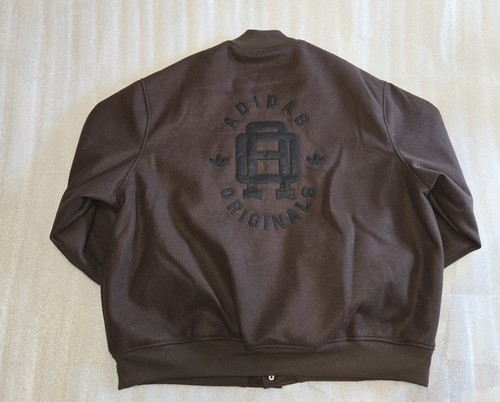 Bomberjacke Herren Adidas Originals Braun Varsity Größe XL - Bild 3 von 10