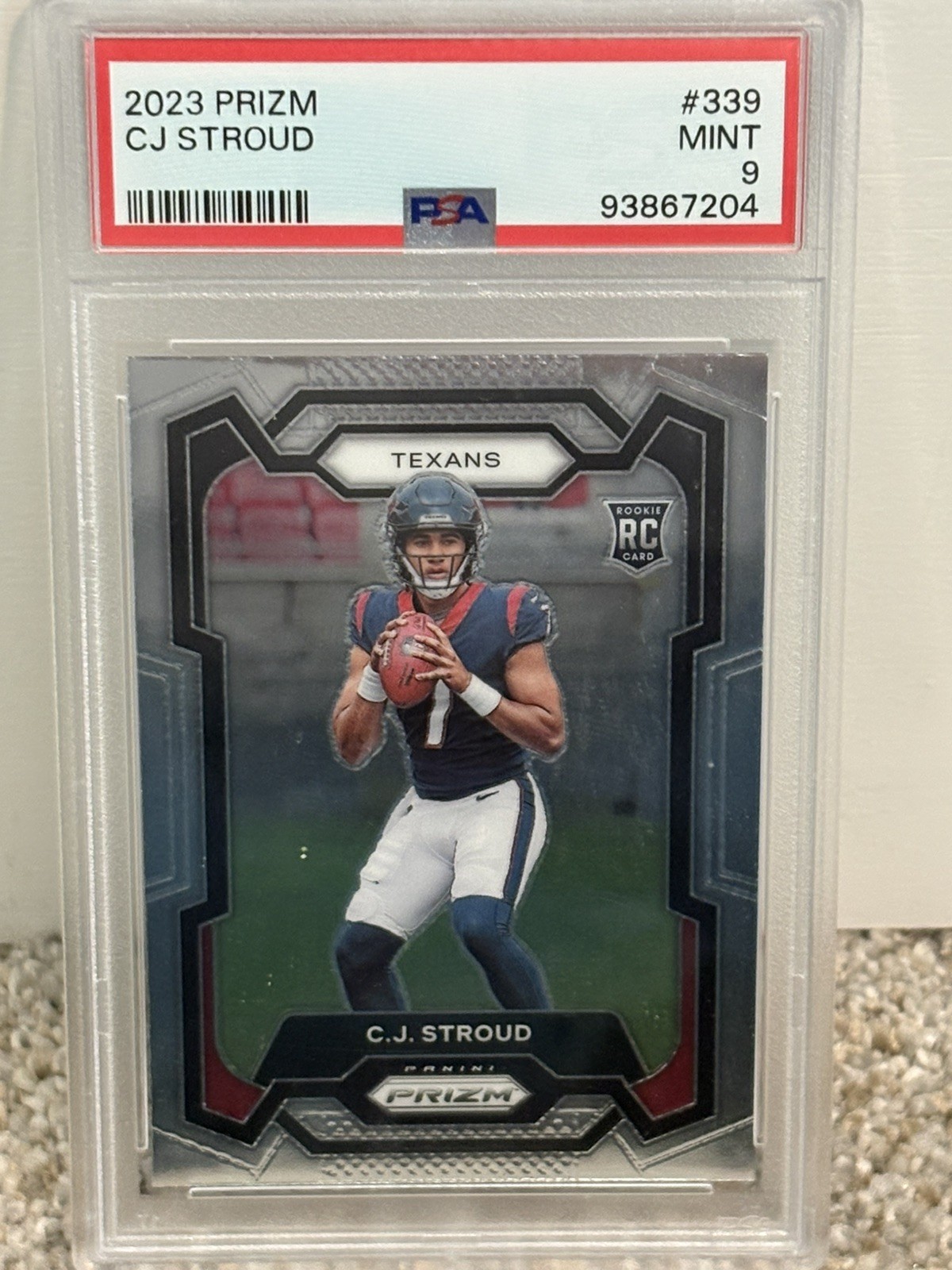 2023 Prizm CJ Stroud #339 Rookie RC PSA 9