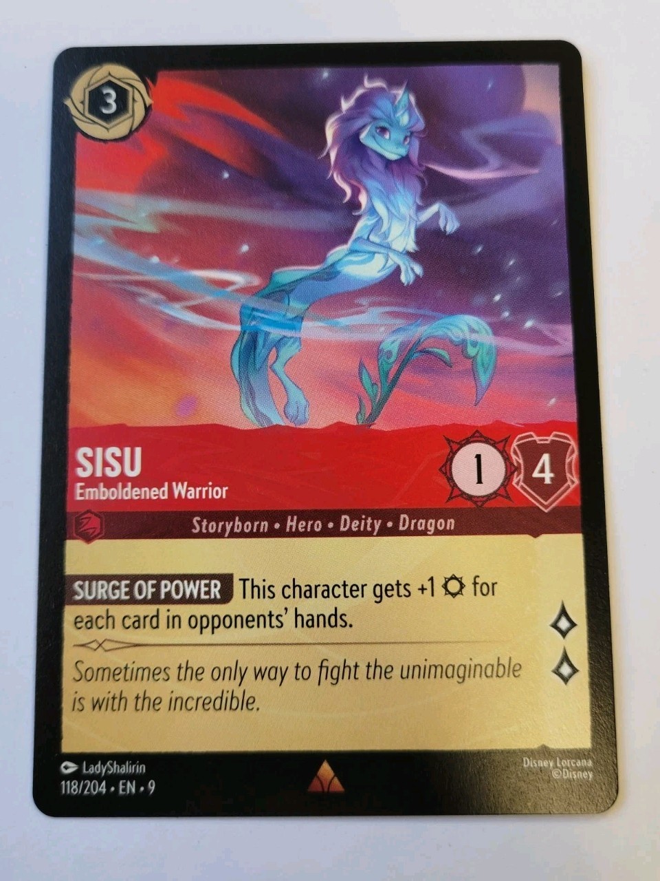 Disney Lorcana TCG - Fabled: Sisu (118/204) - Rare - Near Mint