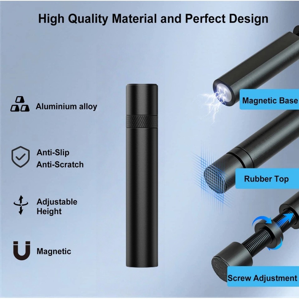 Video Card Bracket Hard Anodized Aluminum Alloy w/Non-Slip Pad & Hidden ...