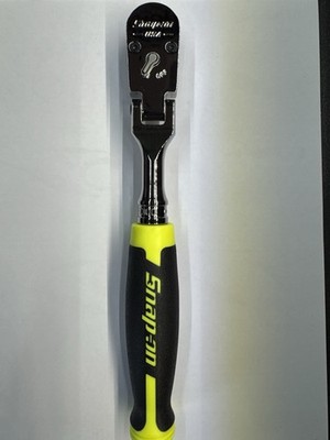 *Brand New* Snap On 3/8 Drive Cynergy Flex Head Ratchet HI VIS - FHF100HV