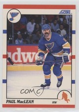1990-91 Score Paul MacLean #203 0sf1
