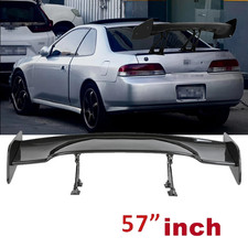 Glossy Black 57 Rear Spoiler Wing Truck Gt Style For Honda Prelude 1997-2001