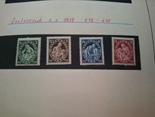 Briefmarken &Ouml;sterreich 1937 Mi 642-645 (kompl.Ausg.) postfrisch