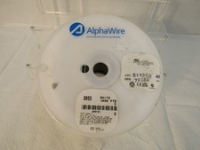 Alpha Wire 18awg Single Conductor Stranded Wire White 1000 Foot Spool 3055