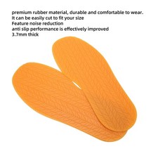 1 Pair Full Soles 12.7in Long 4.9in Wide Anti Slip Noise Reduction Shoe Rubber