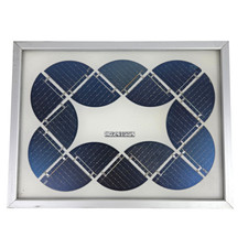 Vintage Solarex Corporation Solar Energizer Display Panel Framed Found Art