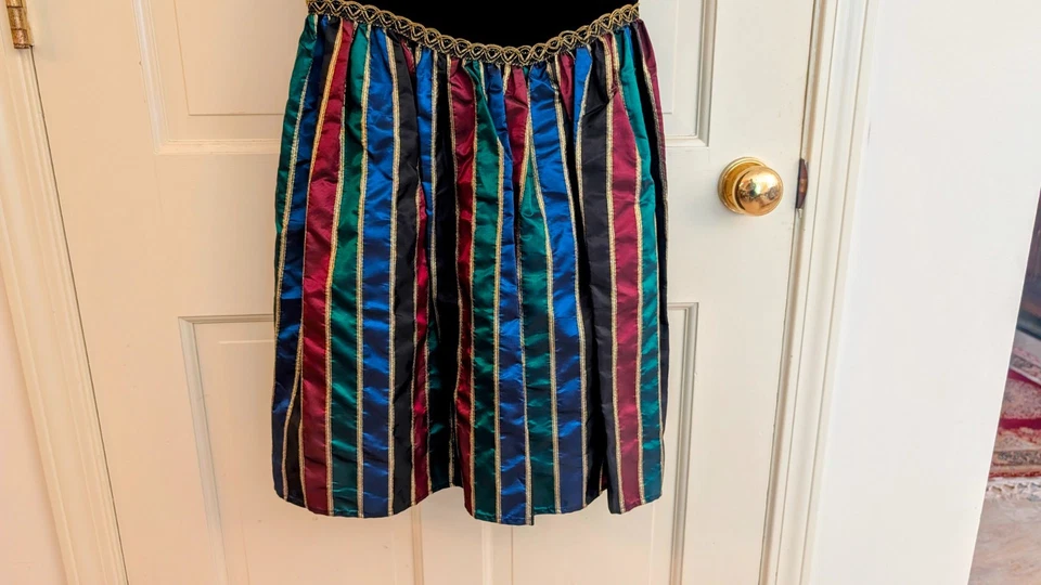 Mini vestido xadrez vintage Jessica McClintock para Gunne Sax tamanho 7/8 veludo preto - Imagem 4 de 4