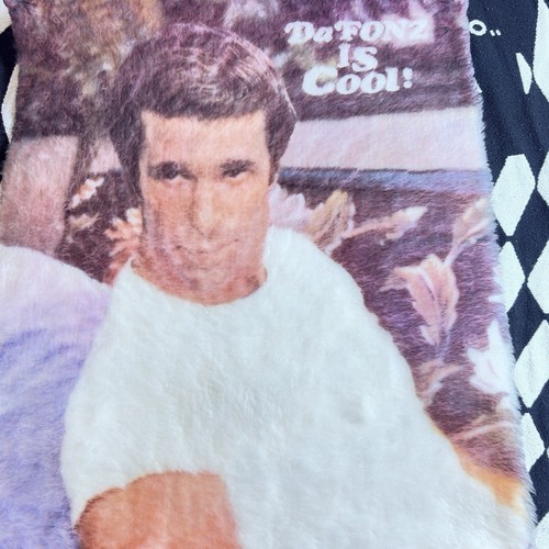 Vintage 1975-76’ Happy Days-The Fonz - Wall Hanging/Rug- SUPER RARE Estate Sale - Bild 3 von 7