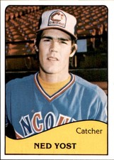 1979 Vancouver Canadians TCMA 13 Ned Yost Eureka Dublin California Baseball Card
