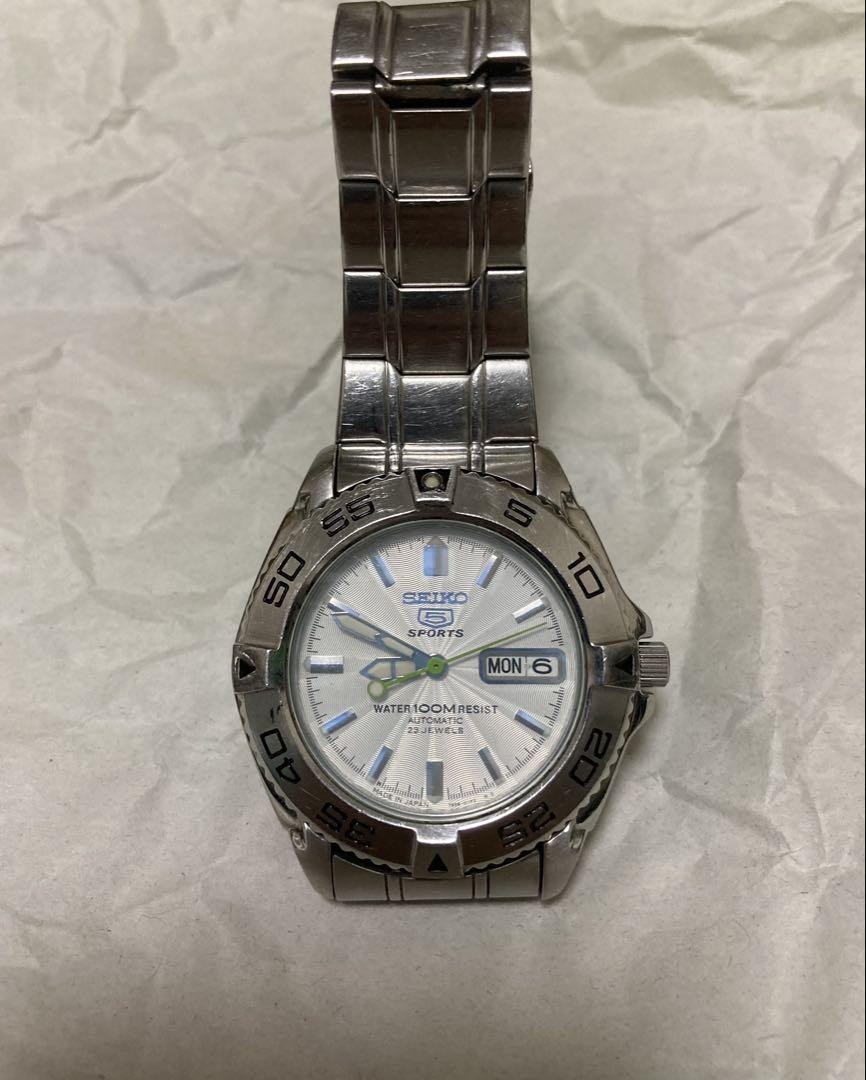 腕時計　希少　セイコー　SEIKO 5SPORTS ファイブスポーツ　7S36 セイコー ファイブスポーツ（5 Sports） 7S36-0080 （復刻版