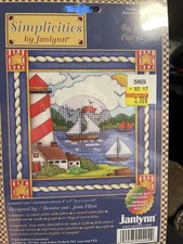 Janlynn Simplicities ~ BY THE SEA Counted Cross Stitch Kit #140-204 Elliott NEW