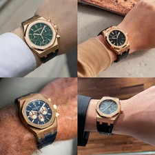 Genuine Leather Strap for AP Audemars Piguet Royal Oak   26mm Cowhide Band