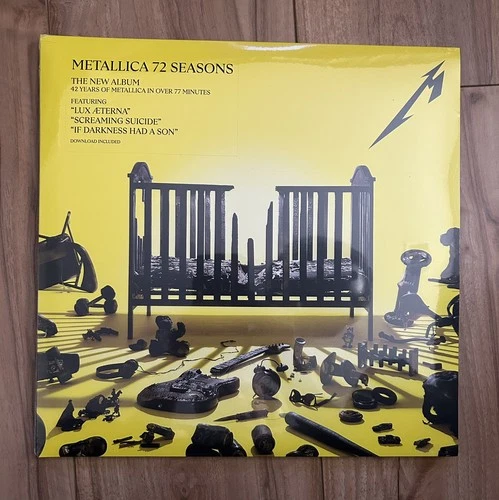 Metallica 72 Seasons Vinyl Splatter SEALED 2024 M72 Chicago IL