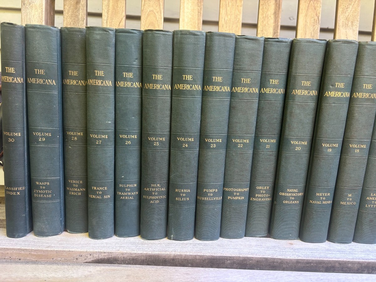 full set 1929 encyclopedia americana | eBay