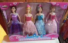 #12350 NRFB Hunson Clarissa Princess Collection 4 Doll Fashion Gift Set