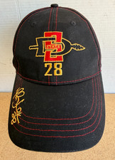 SDSU San Diego State University Hat Faulk #28 Snapback Black Adjustable Mens