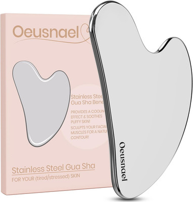 Stainless Steel Gua Sha Facial Tools, Lymphatic Drainage Massager for Face, Face