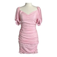 Isabelles Cabinet Pink Coquette Dress Swiss Dot Girly Dollcore Barbiecore Medium