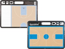 Sport Write Pro Basketball Dry-Erase Board with half-court feature 