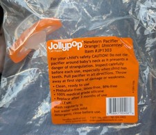 New Lot of 2 Jollypop Newborn Pacifier for Babies Without Teeth 0-3 months