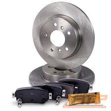 BREMSSCHEIBEN VOLL Ø290 + BREMSBELÄGE HINTEN FÜR NISSAN QASHQAI RENAULT KADJAR