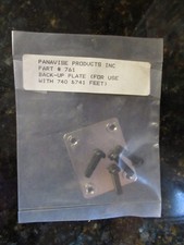 NOS PANAVISE 761 BACK UP PLATE FOR USE WITH 740  741 FEET - FREE SHIPPING