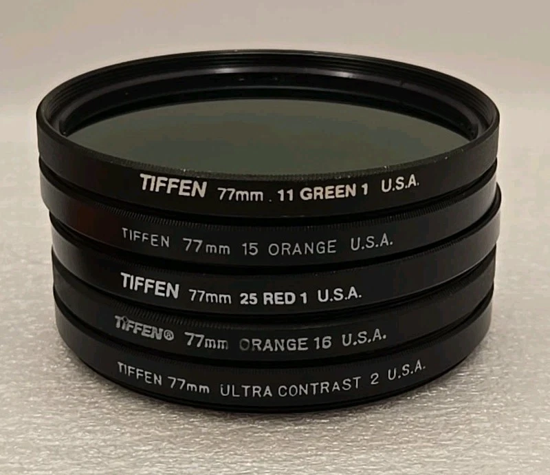 Tiffen / Nikon / B+W  77mm Filter Kit - 8 Mixed Colors & Brands  EUC  - Image 3 of 4