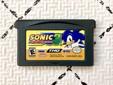 Sonic Advance 3 (Nintendo GBA, 2004) Authentic - Tested - Cleaned