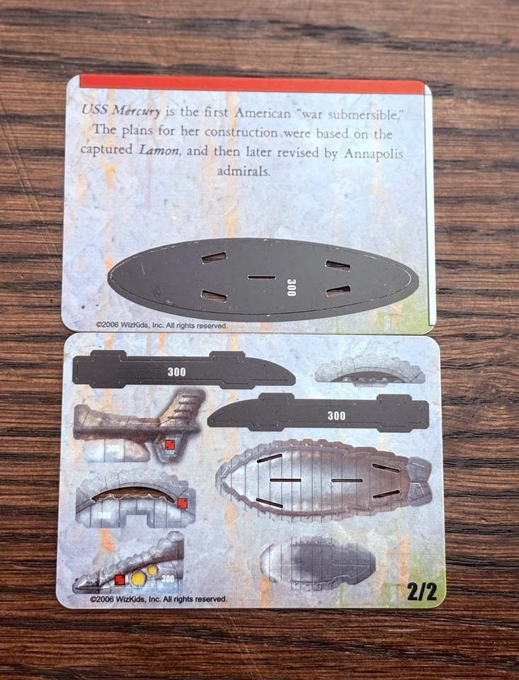 Wizkids Pirates CSG Mysterious Islands USS MERCURY 300 LE Tournament Exclusive - Image 2 of 2