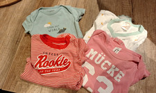 Carter's Sommerpaket Baby-Set: 4x Kurzarm-Bodys Unisex Gr. 62/68