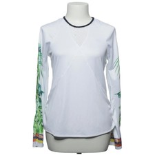 Lucky in Love, Langarmshirt, Größe: M, Weiß/Grün/Mehrfarbig #m8o