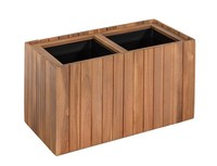 PflanzküBel Aus Akazienholz, Ca. 57 X 30 X 35 Cm - Braun