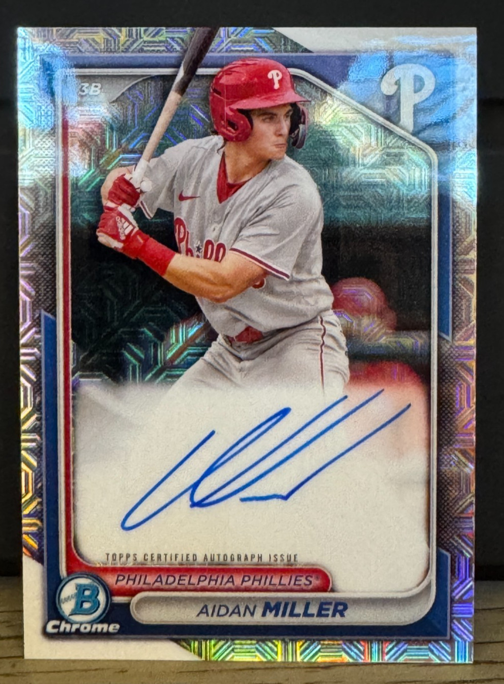 2024 Bowman - Chrome Prospect Mega Box Autographs Aidan Miller #BMA-AM (AU, RC)