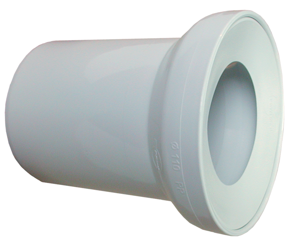 WC Toilet Long Straight Waste Water Pan Connector Soil Pipe 110mm - Image 2