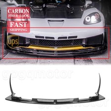 For Corvette C6 Z06 Gs 2006-13 Carbon Painted Tk Style Front Bumper Lip Wgrille
