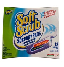 Soft Scrub Scrubby Pads Disposable Discontinued 2009 with Cleanser Dial Henkel