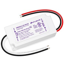 HitLights 60W Dimmable LED Driver, Electronic Transformer, 120V AC to 24V DC