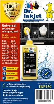 Druckkopf Reinigungsset für PGI520 | CLI521 | IP4600, MX870, QY6-0072 - IRP450