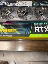ZOTAC RTX 3070 Ti AMP HoloBlack 8GB GDDR6X Tested, Box, All Accessories Included