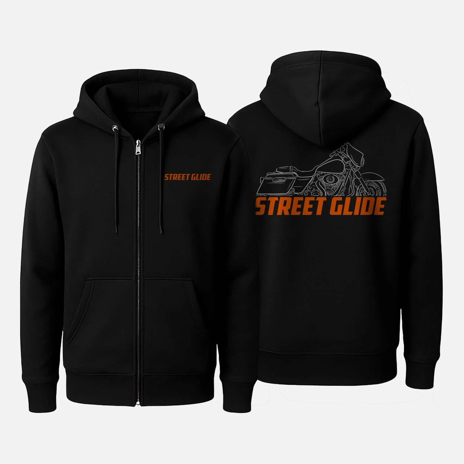 For H davidson Street Glide FLHX 2000-2026 fans - Motorcycle ZIP Hoodie