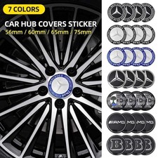 56mm 60mm 65mm 75mm Car Wheel Center Hub Caps Cover Rim Exterior Sticker For Mer