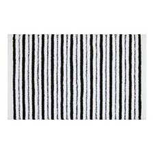 Better Homes  Gardens Signature Soft Tufted Stripe Bath Rug,Gray Shadow  White