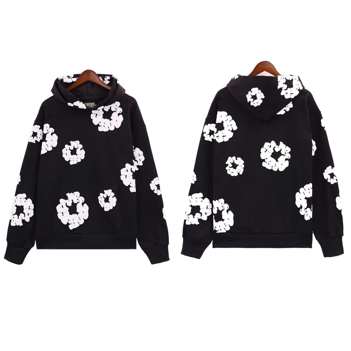 Sudadera Para Mujer Con Estampado Floral - Ligera, Sin Capucha, Estilo Retro Y Cómoda