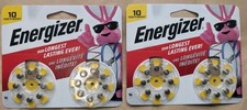 32 Energizer Size 10 Hearing Aid Batteries 2 x AZ10DP-16 New Yellow Exp 7/2027
