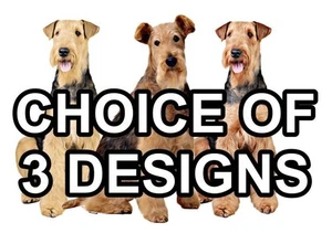 Airedale Terrier Self Adhesive Dog Sticker