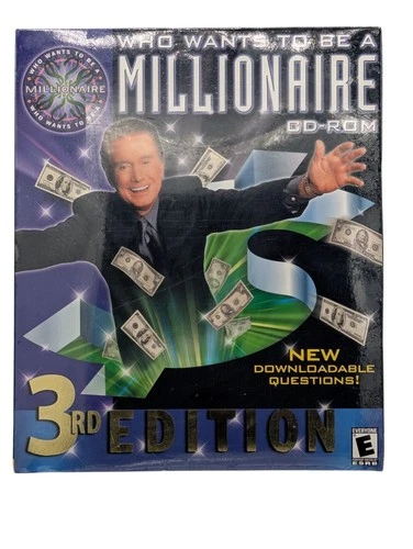 Vintage 2001 Who Wants to Be a Millionaire 3rd Edition CD PC Game Windows/Mac