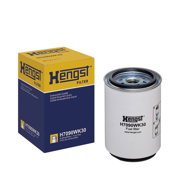 Kraftstofffilter Anschraubbar 159 Mm Hengst Filter FüR U.A. Scania 4-image